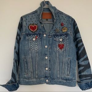 Lucky Brand Customized Denim Jacket
